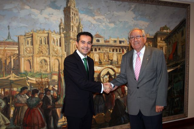 El alcalde de Lorquí pide la colaboración de la Cámara de Comercio para el fomento de la industria y el comercio local - 1, Foto 1