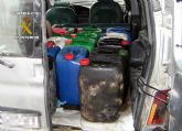 La Guardia Civil detiene a cuatro personas dedicadas a la sustracci�n de combustible