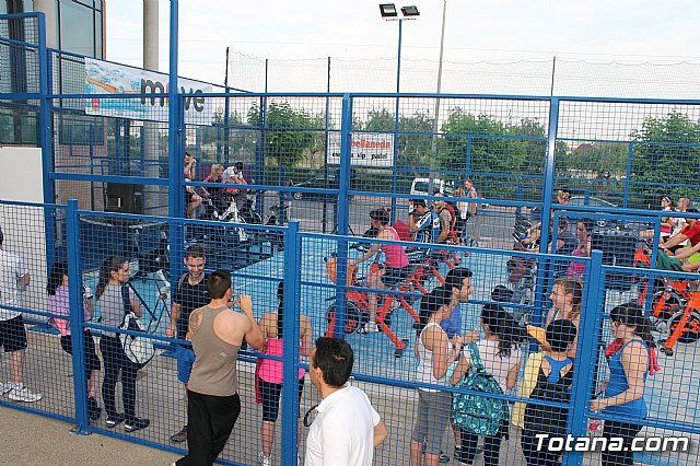 Master de cycling en la pista de pdel de MOVE - 6