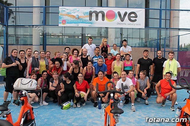 Master de cycling en la pista de pdel de MOVE - 11