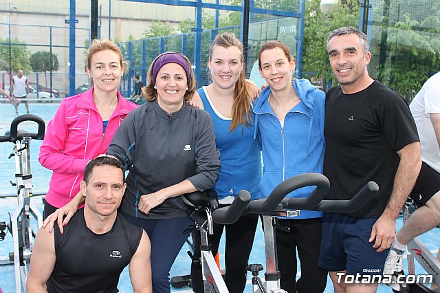 Master de cycling en la pista de pdel de MOVE - 12