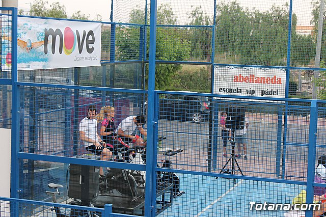 Master de cycling en la pista de pdel de MOVE - 16