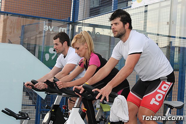 Master de cycling en la pista de pdel de MOVE - 45
