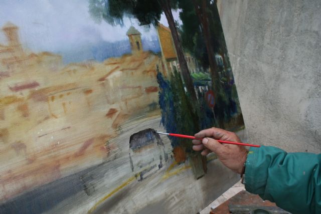 El malagueño Cristóbal León, primer premio del XII Concurso de Pintura al Aire Libre 'Casco Antiguo de Cehegín' - 3, Foto 3