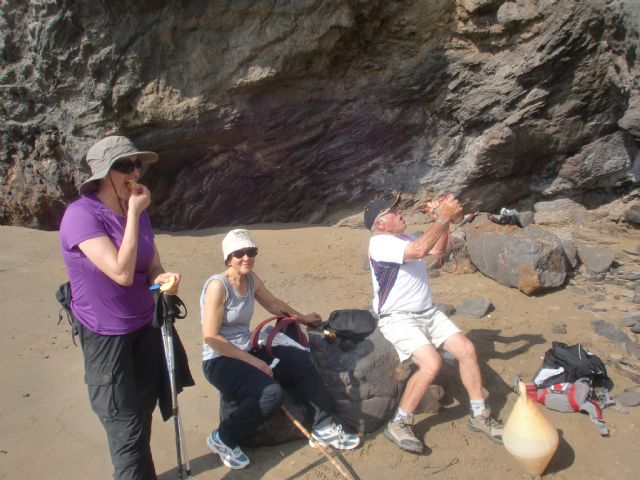 La concejalia de Deportes organizó una ruta de senderismo por la costa cartagenera, Foto 3