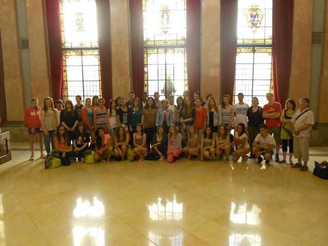 Alumnos franceses conocen el Ayuntamiento - 1, Foto 1