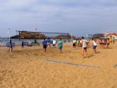 200 escolares participaron en la final de deporte escolar de voley playa celebrada en Mazarrn