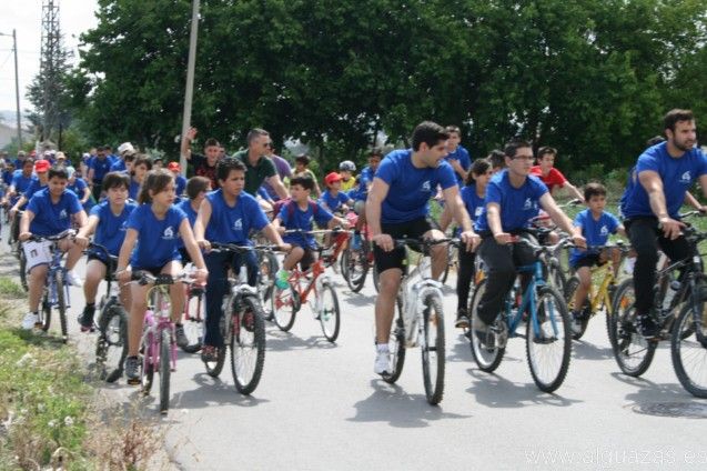 Un espectacular BiciAlguazas 2013 congrega a más de medio millar de personas pedaleando de lo lindo por las calles del municipio - 3, Foto 3