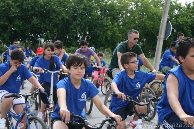 Un espectacular BiciAlguazas 2013 congrega a más de medio millar de personas pedaleando de lo lindo por las calles del municipio - 4, Foto 4