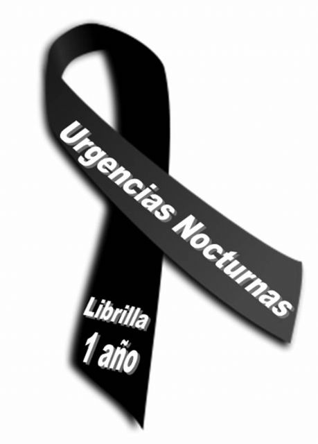UPrL: Lazos negros y velas para recordar que el Gobierno Regional dejó a Librilla sin Servicio de Urgencias Nocturnas hace un año - 1, Foto 1