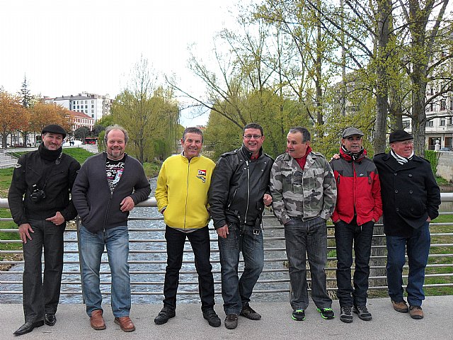 Un grupo de moteros del 