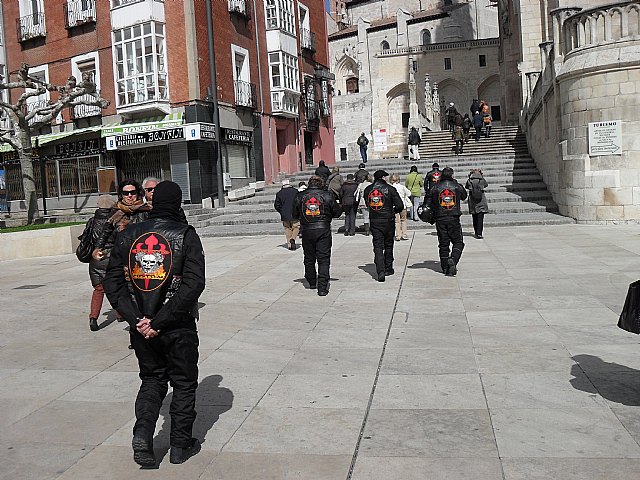 Un grupo de moteros del 