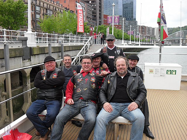 Un grupo de moteros del 