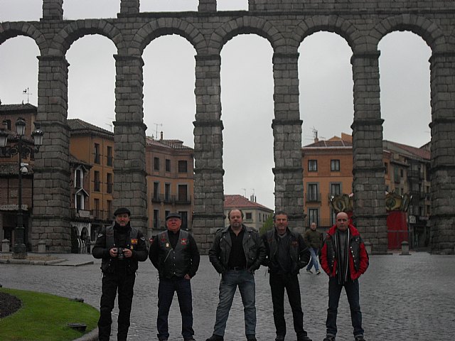 Un grupo de moteros del 