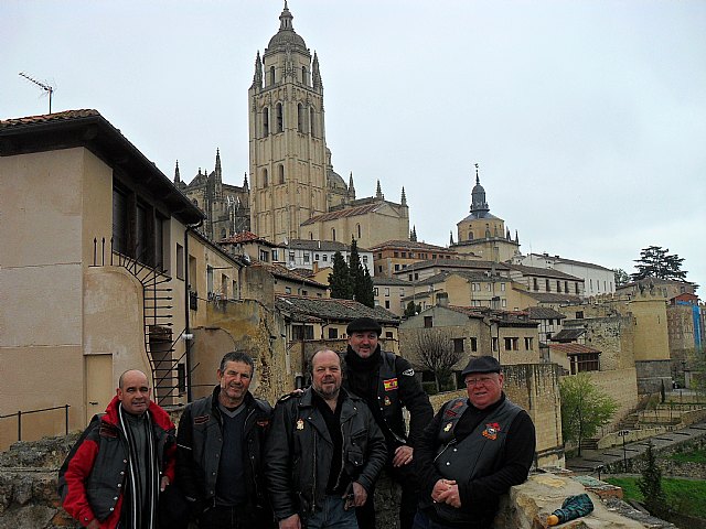 Un grupo de moteros del 