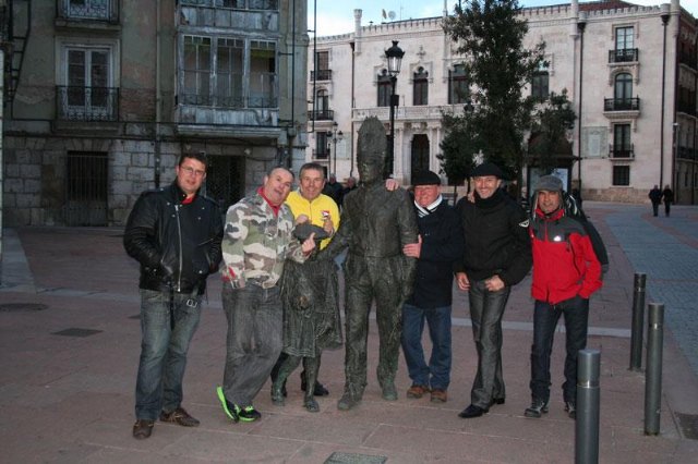 Un grupo de moteros del 