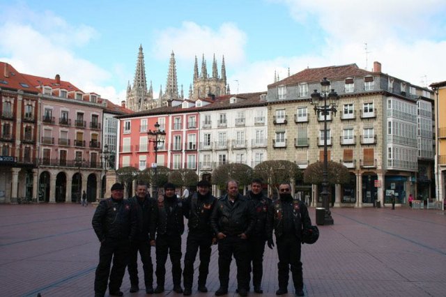 Un grupo de moteros del 