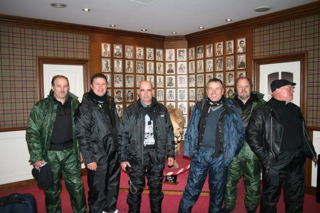 Un grupo de moteros del 