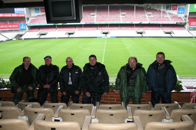 Un grupo de moteros del 