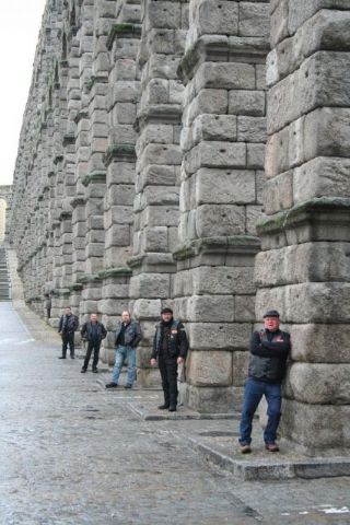 Un grupo de moteros del 