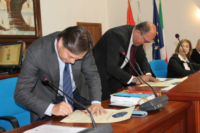 Bullas ratifica su hermanamiento con Bosa e intercambia experiencias con el resto de socios del Proyecto Vincult - 1, Foto 1