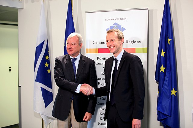 Reunión del presidente Valcárcel y el ministro francés de Industrias Agroalimentarias - 1, Foto 1