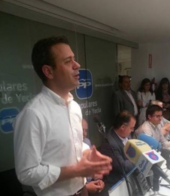 Marcos Ortuño, reelegido presidente del PP de Yecla - 1, Foto 1