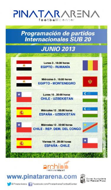 Egipto-Rumanía será el lunes y abrirá el Mini Mundial sub20 de Pinatar Arena - 1, Foto 1