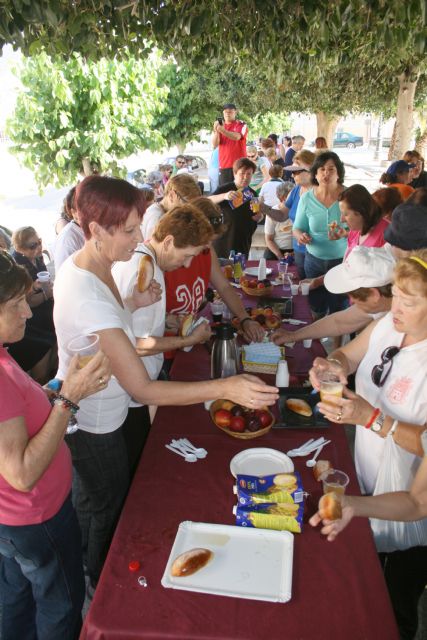 Más de 70 personas participan en el recorrido inaugural de la Ruta Saludable de Lorquí - 1, Foto 1