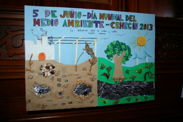Los escolares reflejan en sus creaciones su visión sobre el medio ambiente y el reciclaje - 2, Foto 2