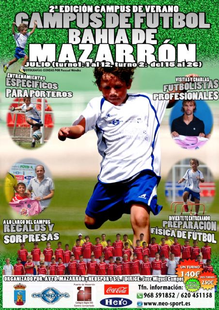Llega la II edición del Campus de Fútbol Bahía de Mazarrón - 1, Foto 1