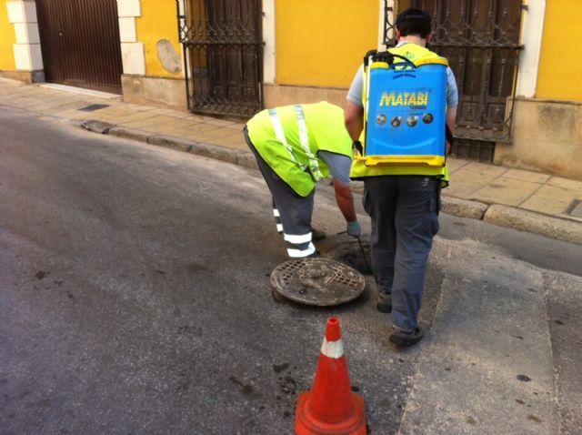 Comienza el tratamiento de choque anual de desinsectación y desratización en los registros de alcantarillado del casco urbano y zonas rurales - 1, Foto 1