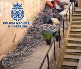 La Policía Nacional detiene a los autores de diversos robos de cableado eléctrico en empresas de la ciudad de Yecla
