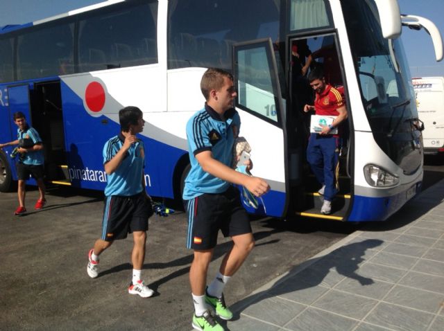 España sub20 ya se entrena en Pinatar Arena - 4, Foto 4