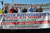 Bascuñana da la salida a los participantes en la XVIII Ruta Mototurística 2013