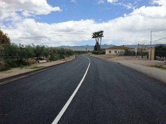 Concluye el primer tramo de las obras de reparación y mejora de la carretera que une Lorca con la costa - 1, Foto 1