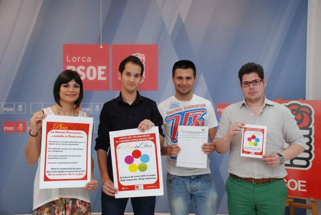 Juventudes Socialistas presenta la campaña #Plantados para acabar con el olvido, el conformismo y la resignación creada por el PP en Lorca - 1, Foto 1