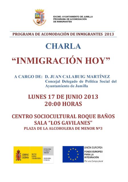 Continúan las actividades del programa de acomodación de inmigrantes con la Charla Inmigración Hoy - 1, Foto 1