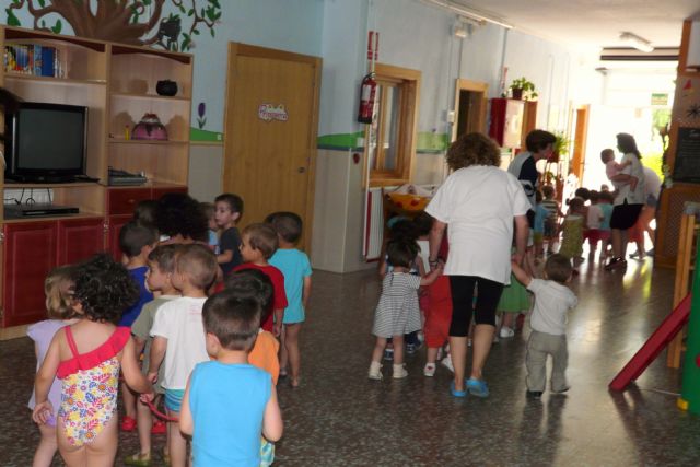 El Ayuntamiento de Molina de Segura lleva a cabo un simulacro de evacuación por incendio en la Escuela Infantil Consolación - 1, Foto 1