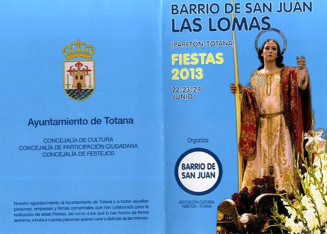 Las fiestas del barrio de San Juan en Las Lomas de El Paretón se celebran del 22 al 24 de junio, Foto 1