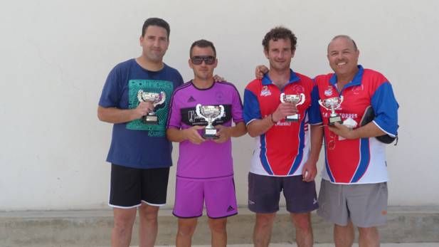 El frontenis, el balonmano y la petanca hacen sentir su garra en las Fiestas Patronales 2013 de Alguazas - 1, Foto 1