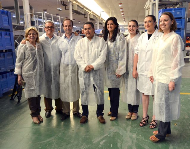 Diputados de Toledo y Cantabria visitan una empresa hortofrutícola de Abarán - 1, Foto 1