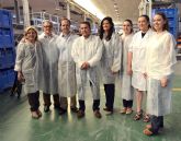 Diputados de Toledo y Cantabria visitan una empresa hortofrutícola de Abarán