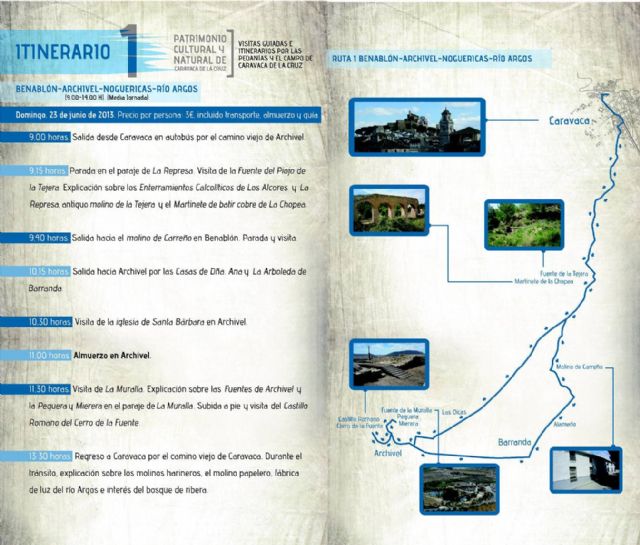 Las rutas turísticas por el patrimonio arqueológico y natural de Caravaca se inician este domingo - 1, Foto 1