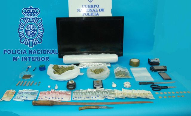 La Policía desmantela cinco puntos de venta de droga situados en el Barrio del Calvario de Lorca - 1, Foto 1