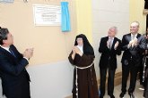 El 'agua solidaria' de los regantes del Trasvase Tajo-Segura llega al monasterio de Las Clarisas de Lorca para su recuperacin