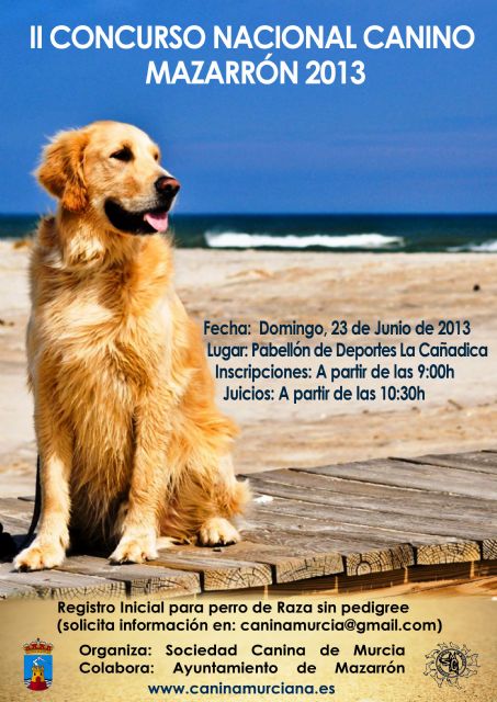 Este domingo Mazarrón celebra el II Concurso Nacional Canino - 1, Foto 1