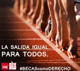 JSRM: '85.000 estudiantes pierden la beca por culpa de Wert y el Partido Popular'