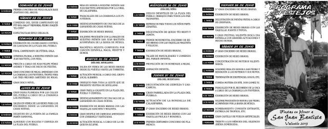 Valentín se prepara para su gran semana de fiestas en honor de San Juan Bautista - 1, Foto 1