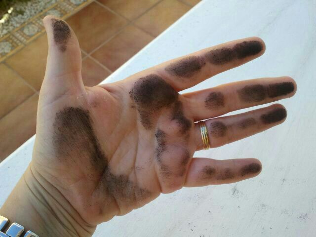 IU-Verdes denuncia un nuevo episodio de lluvia de hollín en Alumbres (Cartagena) - 1, Foto 1